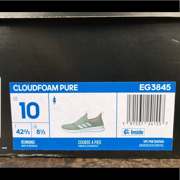 NEW adidas Women's Cloudfoam Pure Running Sneakers - Picture 14 of 15